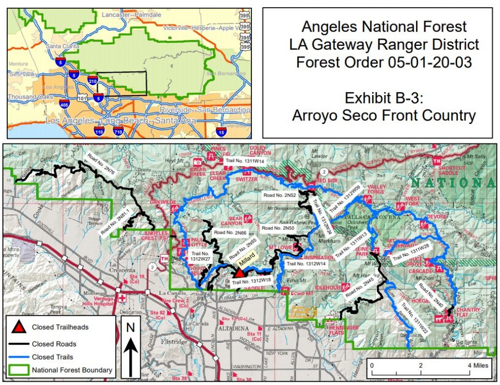 Angeles National Forest Closures Update