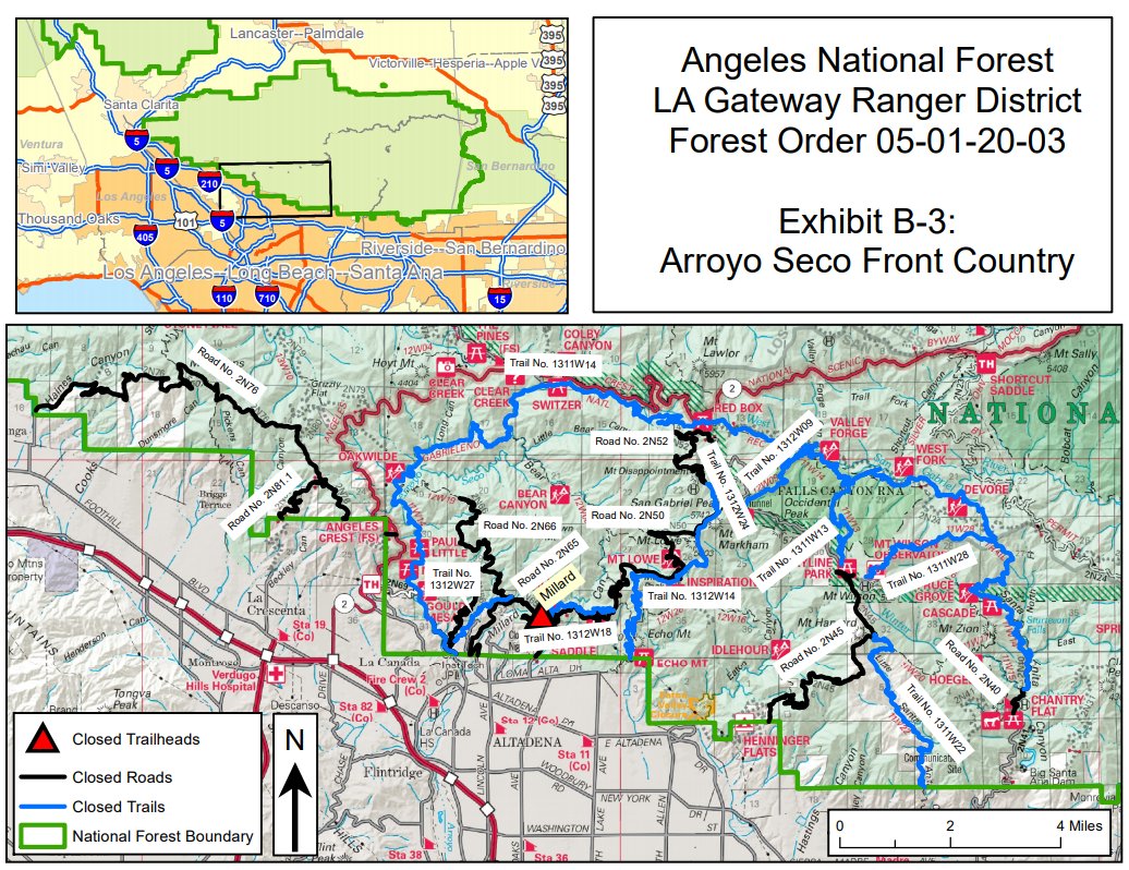 Angeles National Forest Closures Update - Lowelifes Respectable 