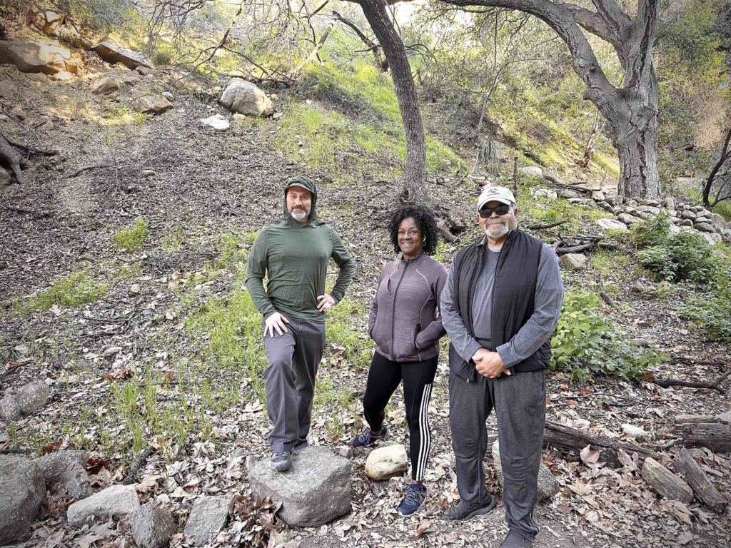 Erik Hillard, Veronica Jones & Steven McCall at El Prieto Trail