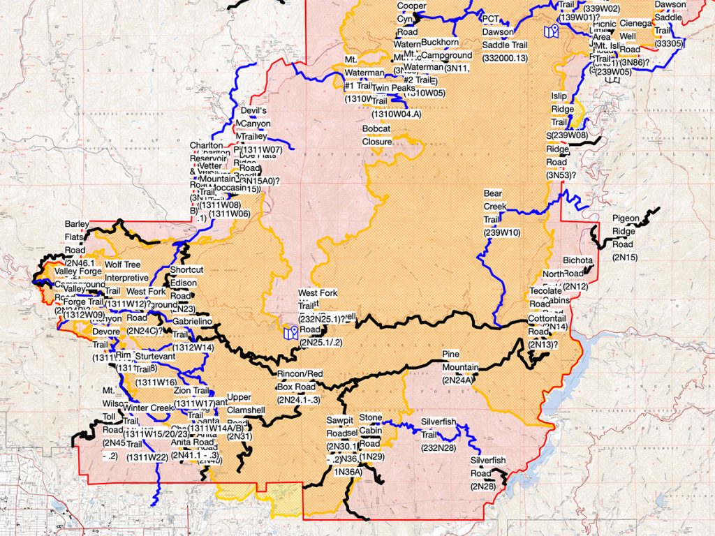 Bobcat Fire Closures