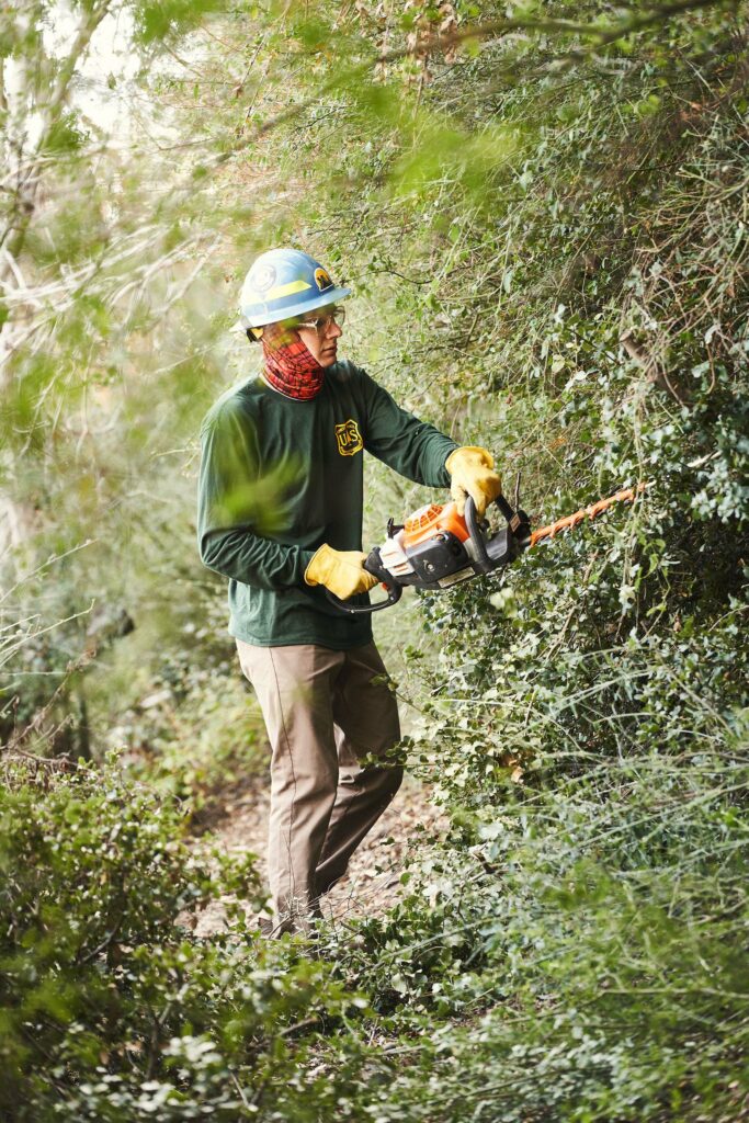 Full coverage PPE helps protect your skin from Poison Oak and Poodle Dog